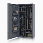 Szafa na broń LEWOSTRONNA Siegen MAX Kombi S1 500081-L otwarta